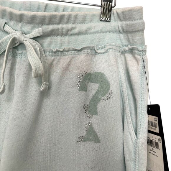 GUESS LOS ANGELES Lounge Pants NWT Soft Green Drawstring Jogger Cuffs Size Small - Picture 3 of 10